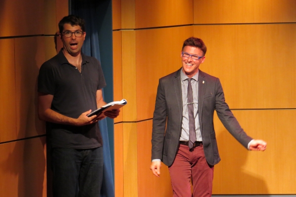 Photo Flash: With Lead Out Sick, 'SEX TIPS FOR STRAIGHT WOMEN' Playwright Makes Sudden Off-Broadway Debut Image
