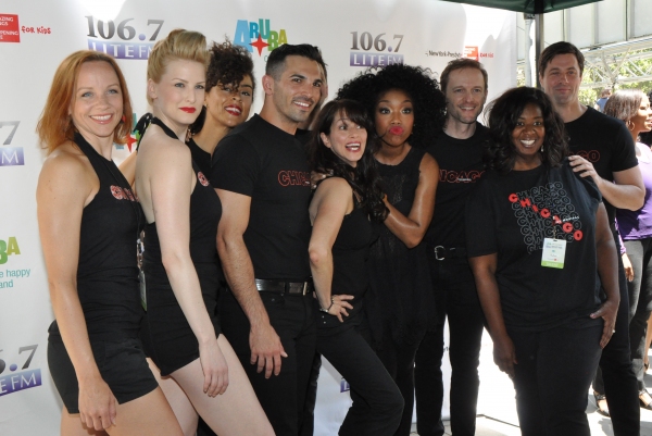 Brandy Norwood, Donna Marie Asbury, NaTasha Yvette Williams and the cast of Chicago-David Bushman, Andrew Fitch, Keley Ann Griffin, Denny Paschall, Angel Reda, Michael Scirrotto, Tonya Wathen and Lara Seibert Young at 