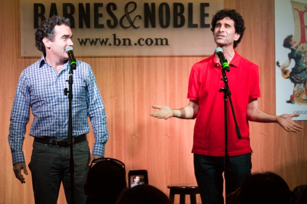 Photo Coverage: Cast of SOMETHING ROTTEN! Celebrates Album Release at Barnes & Noble Image