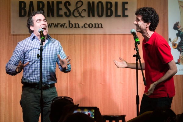 Photo Coverage: Cast of SOMETHING ROTTEN! Celebrates Album Release at Barnes & Noble Image