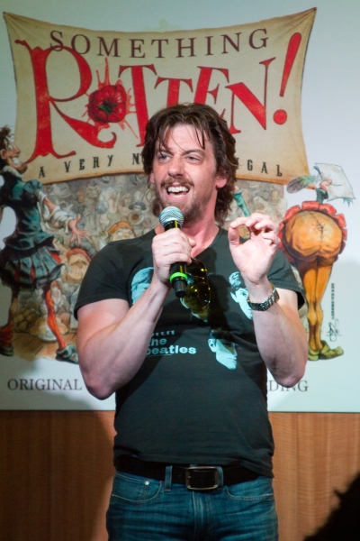 Photo Coverage: Cast of SOMETHING ROTTEN! Celebrates Album Release at Barnes & Noble Image