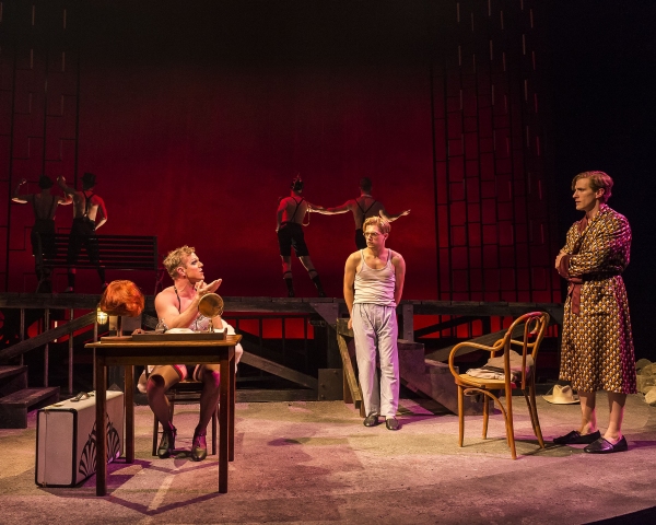 Photo Flash: First Look at Charlie Hofheimer, Patrick Heusinger, Andy Mientus, Jake Shears and More in BENT at the Taper Image