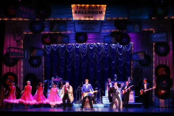 Photo Exclusive! First Look at James Barry, Matt Allen and More in BUDDY - THE BUDDY HOLLY STORY at North Carolina Theatre, Opening Tonight! Image