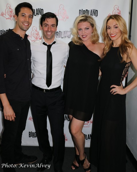 Andy Blanco, Clyde Alves, Robyn Hurder and Rebecca Riker Photo