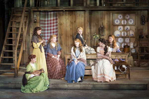 Photo Flash: New Shots of Alex Gaumond and Laura Pitt-Pulford in SEVEN BRIDES FOR SEVEN BROTHERS at Regent's Park 