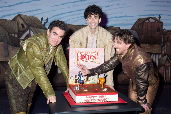 Photo Coverage: SOMETHING ROTTEN! Cast Celebrates 100 Performances on Broadway!  Image