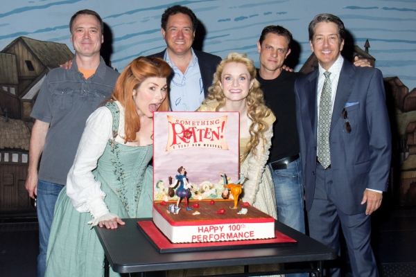Photo Coverage: SOMETHING ROTTEN! Cast Celebrates 100 Performances on Broadway!  Image
