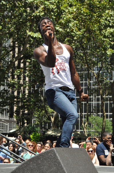 Photo Coverage: Casts of KINKY BOOTS, BEAUTIFUL, PHANTOM & More Perform in Bryant Park Image