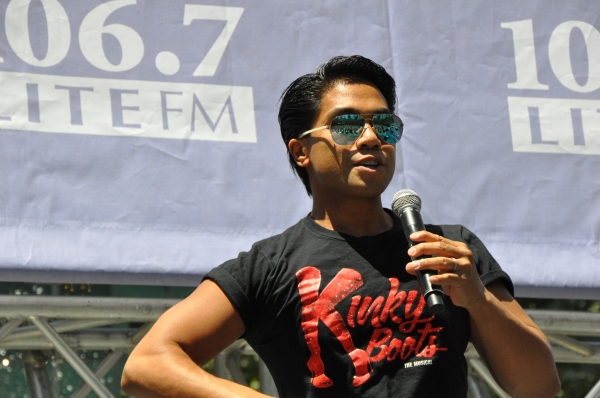 Photo Coverage: Casts of KINKY BOOTS, BEAUTIFUL, PHANTOM & More Perform in Bryant Park Image