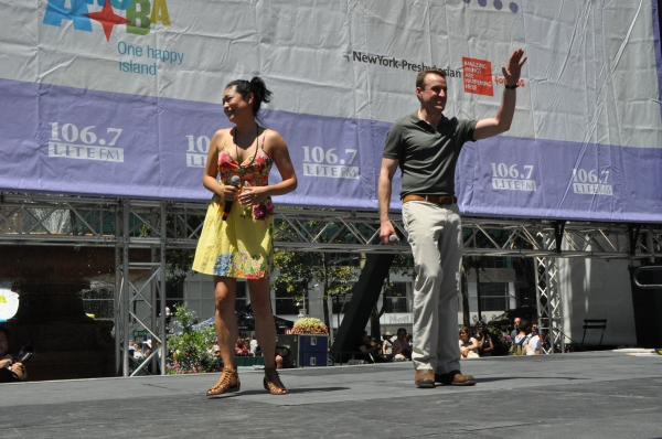 Photo Coverage: Casts of KINKY BOOTS, BEAUTIFUL, PHANTOM & More Perform in Bryant Park 