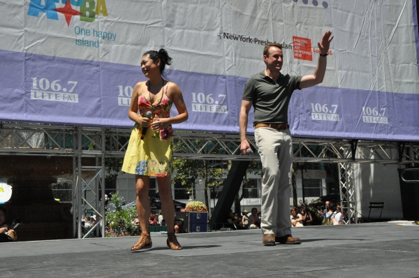 Photo Coverage: Casts of KINKY BOOTS, BEAUTIFUL, PHANTOM & More Perform in Bryant Park Image