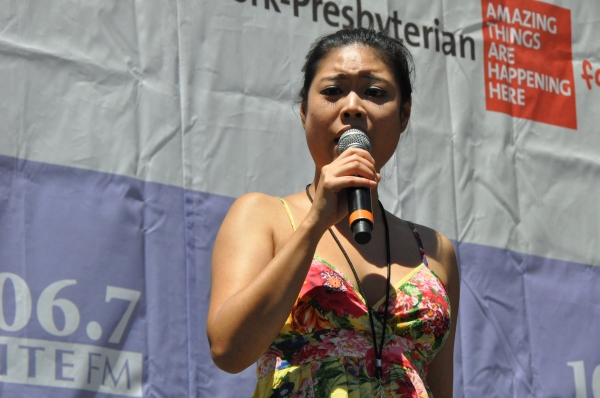 Photo Coverage: Casts of KINKY BOOTS, BEAUTIFUL, PHANTOM & More Perform in Bryant Park Image