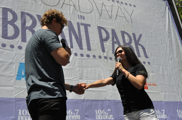 Photo Coverage: Casts of KINKY BOOTS, BEAUTIFUL, PHANTOM & More Perform in Bryant Park Image