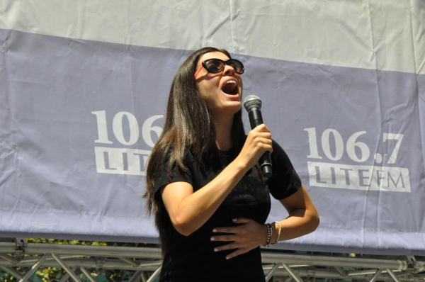 Photo Coverage: Casts of KINKY BOOTS, BEAUTIFUL, PHANTOM & More Perform in Bryant Park Image