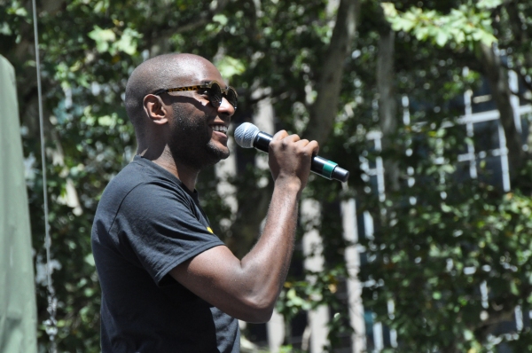 Photo Coverage: Casts of KINKY BOOTS, BEAUTIFUL, PHANTOM & More Perform in Bryant Park Image
