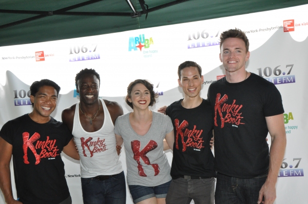 Photo Coverage: Casts of KINKY BOOTS, BEAUTIFUL, PHANTOM & More Perform in Bryant Park Image