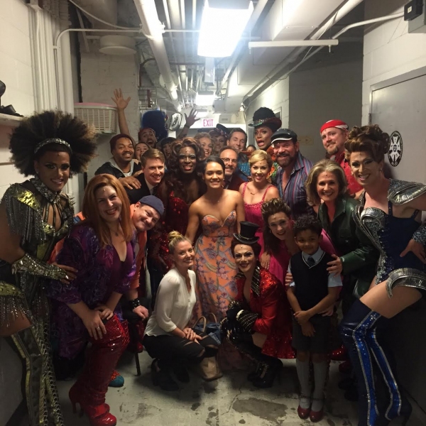 Photo Flash: EMPIRE's Grace Gealey & Kaitlin Doubleday Visit KINKY BOOTS in Chicago Image