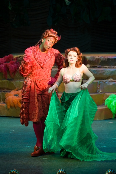 Nkrumah Gatling (Sebastian) and Adrienne Eller (Ariel) Photo