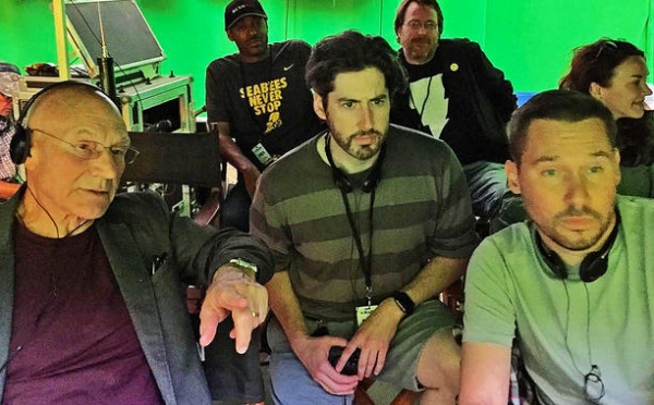 Photo Flash: Patrick Stewart Visits X-MEN: APOCALYPSE Set Image