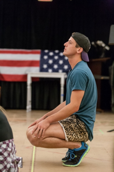 Photo Flash: First Look at Mark Evans, Lawrence Redmond and More in Rehearsals for Signature Theatre's THE FIX Image