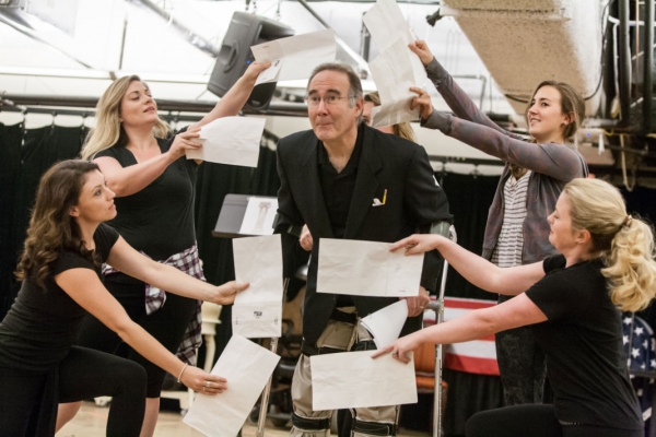 Photo Flash: First Look at Mark Evans, Lawrence Redmond and More in Rehearsals for Signature Theatre's THE FIX 