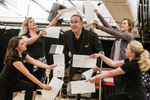 Photo Flash: First Look at Mark Evans, Lawrence Redmond and More in Rehearsals for Signature Theatre's THE FIX Image