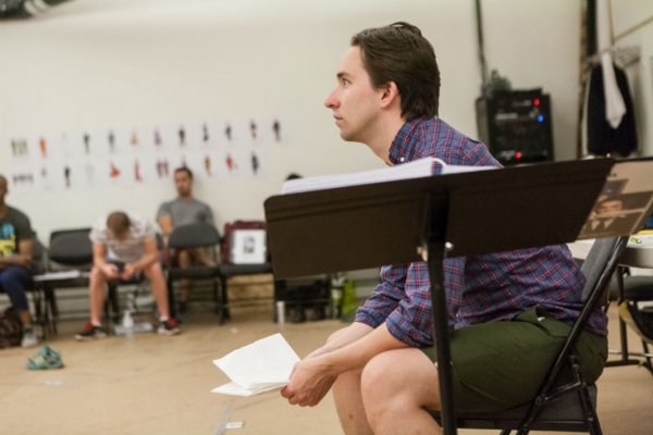 Photo Flash: First Look at Mark Evans, Lawrence Redmond and More in Rehearsals for Signature Theatre's THE FIX Image