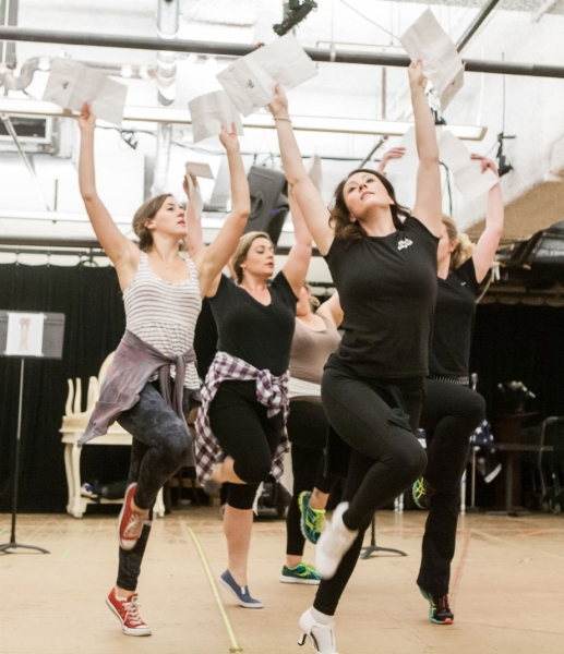 Photo Flash: First Look at Mark Evans, Lawrence Redmond and More in Rehearsals for Signature Theatre's THE FIX Image