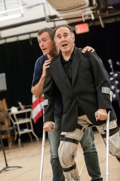 Photo Flash: First Look at Mark Evans, Lawrence Redmond and More in Rehearsals for Signature Theatre's THE FIX Image