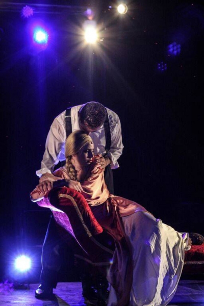 Photo Flash: Brand New Shots of Randi Garza, Cesar Restrepo, Charlie Brady and More in Serenbe's Reimagined EVITA! Image