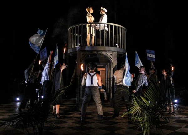 Photo Flash: Brand New Shots of Randi Garza, Cesar Restrepo, Charlie Brady and More in Serenbe's Reimagined EVITA! Image