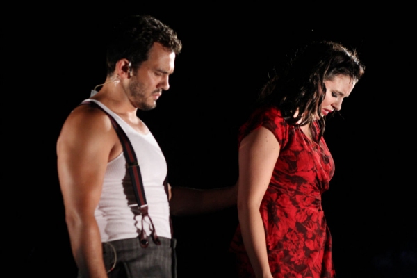 Photo Flash: Brand New Shots of Randi Garza, Cesar Restrepo, Charlie Brady and More in Serenbe's Reimagined EVITA! Image