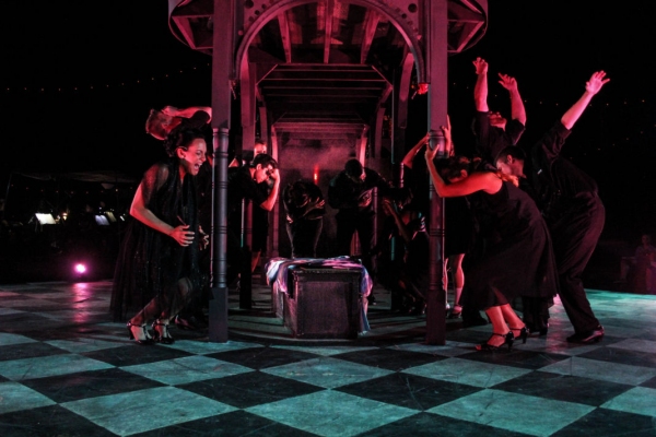 Photo Flash: Brand New Shots of Randi Garza, Cesar Restrepo, Charlie Brady and More in Serenbe's Reimagined EVITA! Image