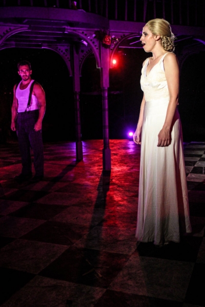 Photo Flash: Brand New Shots of Randi Garza, Cesar Restrepo, Charlie Brady and More in Serenbe's Reimagined EVITA! Image