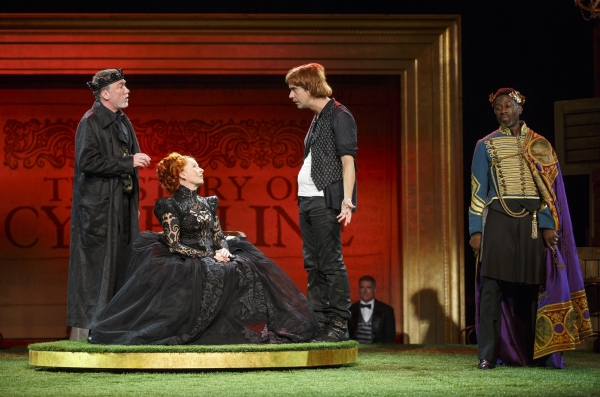 Patrick Page, Kate Burton, Hamish Linklater, and Teagle F. Bougere Photo