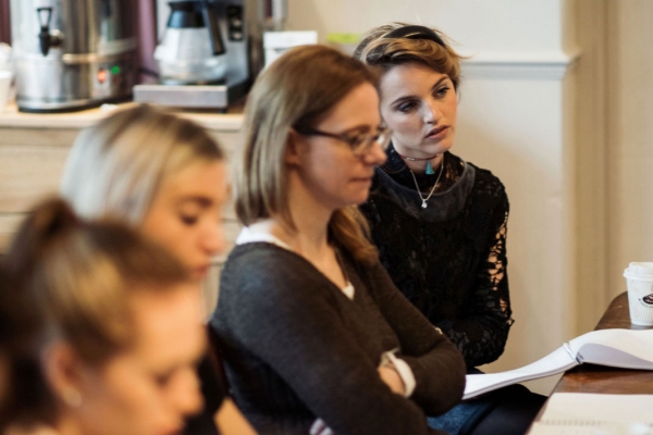 Photo Flash: First Look at Rehearsals of West End's McQUEEN Starring Stephen Wight Image