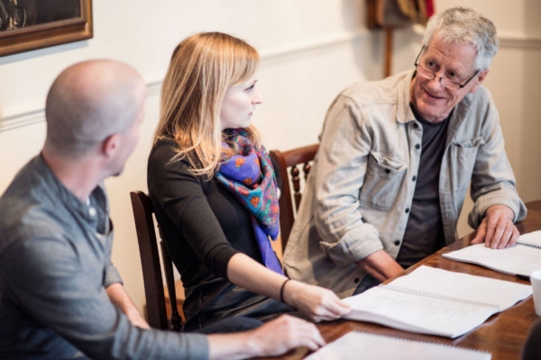 Photo Flash: First Look at Rehearsals of West End's McQUEEN Starring Stephen Wight Image