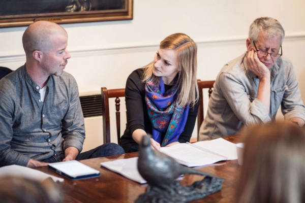 Photo Flash: First Look at Rehearsals of West End's McQUEEN Starring Stephen Wight Image