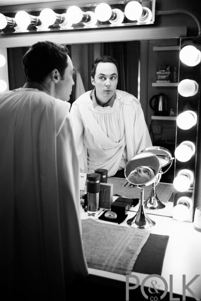 Photo Flash: AN ACT OF GOD's Jim Parsons Kicks Off Polk & Co.'s New '5 Minutes to Curtain' Series Image