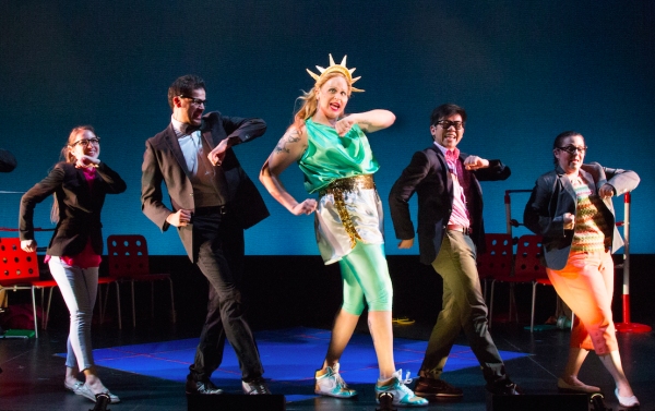 Photo Flash: First Look at MANUEL VERSUS THE STATUE OF LIBERTY at NYMF Image