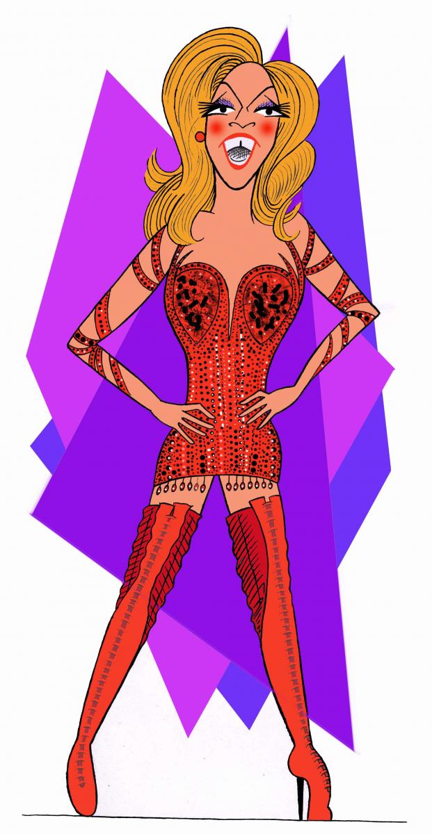 BWW Exclusive: Ken Fallin Draws the Stage- KINKY BOOTS Image