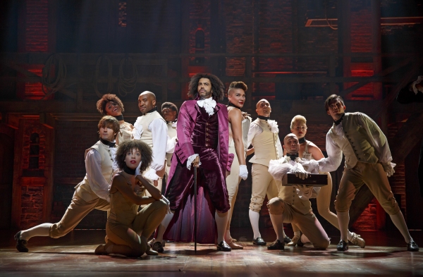 Photo Flash: Just You Wait! New Production Shots of HAMILTON on Broadway!  Image