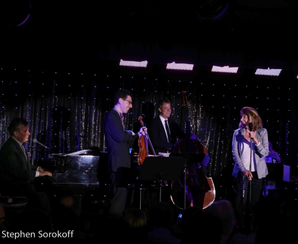 Billy Stritch, Aaron Weinstein, Steve Doyle, Linda Lavin Photo