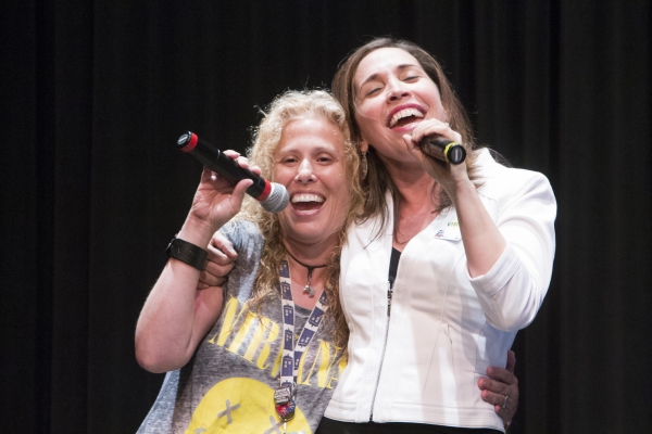 Photo Flash: Camp Alum Andrea Burns Visits French Woods Festival 
