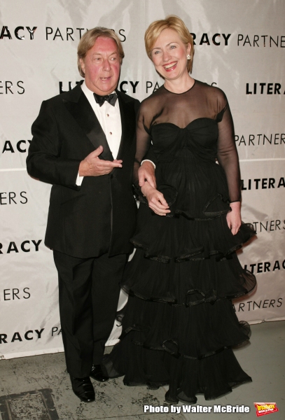 Arnold Scaasi and Hillary Rodham Clinton Photo