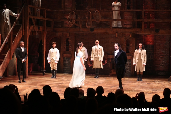Photo Coverage: History is Happening- HAMILTON Cast Takes Opening Night Bows Image