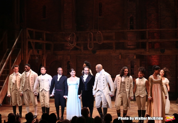 Photo Coverage: History is Happening- HAMILTON Cast Takes Opening Night Bows Image