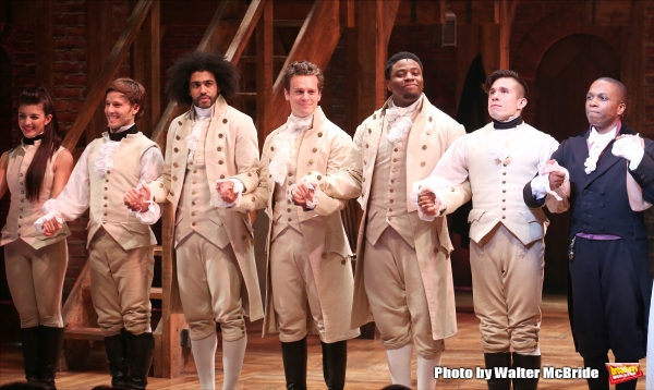 Photo Coverage: History is Happening- HAMILTON Cast Takes Opening Night Bows Image