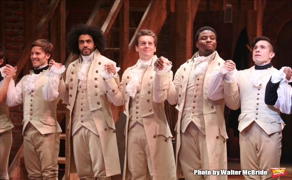 Photo Coverage: History is Happening- HAMILTON Cast Takes Opening Night Bows Image