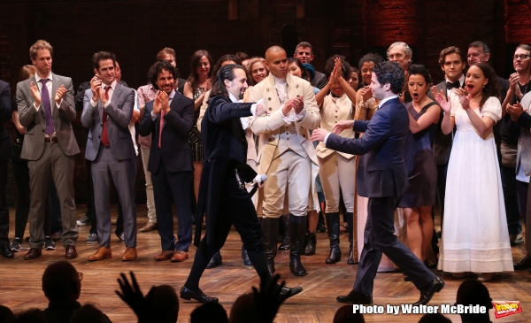 Photo Coverage: History is Happening- HAMILTON Cast Takes Opening Night Bows Image